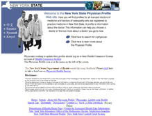 Tablet Screenshot of nydoctorprofile.com
